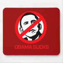 Anti-Obama - Obama Sucks Mouse Mats