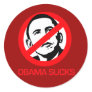 Anti-Obama - Obama Sucks Round Sticker