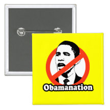 ANTI-OBAMA / OBAMANATION T-SHIRT PINS
