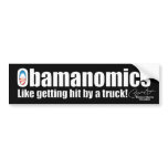 Anti Obama Obamanomics Economy bumper stickers