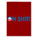 Anti-Obama - Oh Shit cards