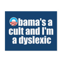 Anti Obama Postcard