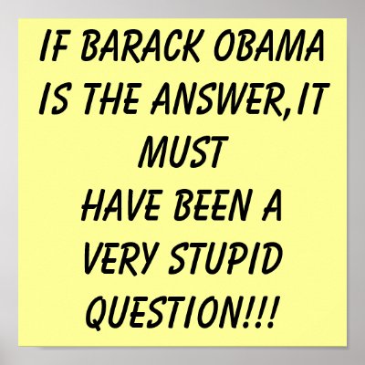 ANTI OBAMA POSTER by FISTSOFSTONE