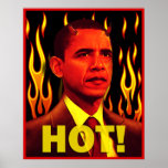 Anti-Obama Red Devil Giant Poster