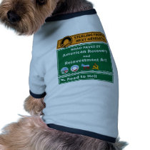 Anti-Obama: Road To Hell Paved With Stimulus Doggie T-shirt