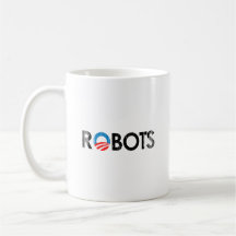 ANTI-OBAMA - ROBOTS BLACK- Faded.png Mug
