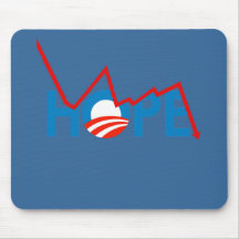 Anti-Obama - Shattered Hope T-shirt Mouse Mats