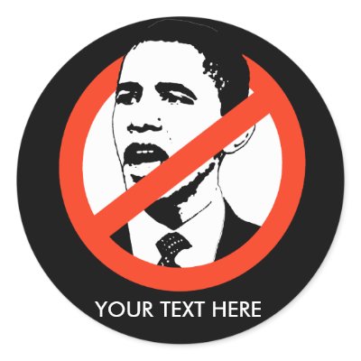 Anti-Obama Sticker / Customised by antiobama