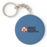 Anti-Obama T-shirt - Nut job or No job Key Chain