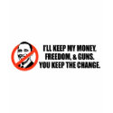 Anti-Obama T-shirt - You keep the change