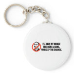Anti-Obama T-shirt - You keep the change Key Chains