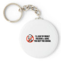Anti-Obama T-shirt - You keep the change keychains