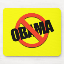 ANTI-OBAMA TEE MOUSE PADS