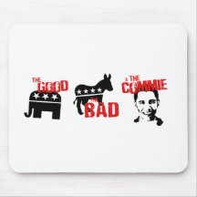 Anti-Obama - The good. The bad. The Commie Mouse Mat