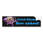 anti-Obama "Unkool" bumper stickers