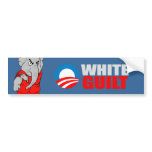 Anti-Obama - WHITE GUILT T-shirt Bumper Stickers