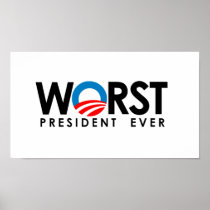 Anti-Obama - Worst President Ever black