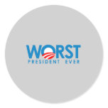 Anti-Obama - Worst President Ever Sticker
