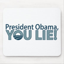 Anti-Obama You Lie! Mouse Pad
