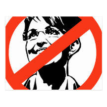 ANTI-PALIN: ANTI-Sarah Palin Post Card
