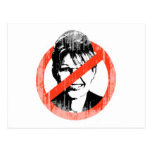 Anti Palin Faded.png Post Card