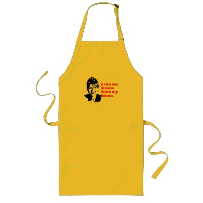 ANTI-PALIN / I can see Russia from my house Apron by AntiPalin