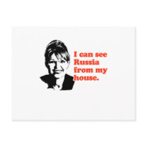 ANTI-PALIN / I can see Russia from my house Post Cards