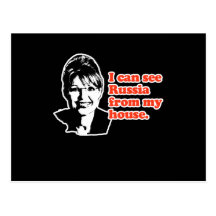 ANTI-PALIN / I can see Russia from my house Postcards