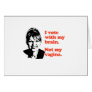 ANTI-PALIN / I voted with my brain Cards