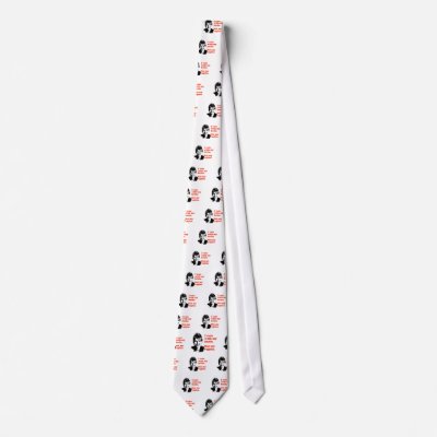 ANTI-PALIN / I voted with my brain Neckties by AntiPalin