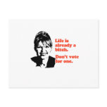 ANTI-PALIN / Life is already a bitch postcards