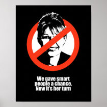 ANTI-PALIN - Now it's her turn Posters