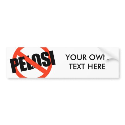 Anti-Pelosi / Anti-Nancy Pelosi Bumper Sticker by AntiPelosi
