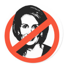 Anti-Pelosi / Anti-Nancy Pelosi Round Stickers