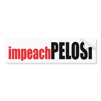 Anti-Pelosi: Impeach Pelosi Bumper Stickers by AmericanElephant