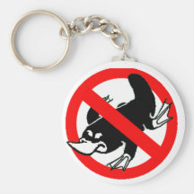 Anti-Platypus Key Chains