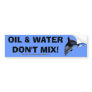 ANTI-POLLUTION BREACHING DOLPHIN Bumper Sticker