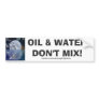 ANTI-POLLUTION BREACHING DOLPHIN Bumper Sticker