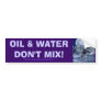 ANTI-POLLUTION BREACHING DOLPHIN Bumper Sticker