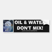 ANTI-POLLUTION BREACHING DOLPHIN Bumper Sticker