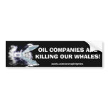 ANTI-POLLUTION BREACHING ORCA Bumper Sticker bumper stickers