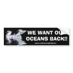 ANTI-POLLUTION BREACHING ORCA Bumper Sticker bumper stickers