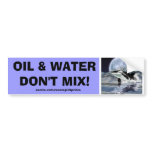ANTI-POLLUTION BREACHING ORCA Bumper Sticker bumper stickers
