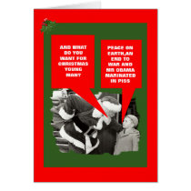Anti President Obama Xmas Greeting Card