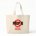 ANTI PROP 8 - Defend Equality Canvas Bag