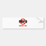 ANTI PROP 8 - Support Love Bumper Sticker