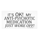 Anti-Psychotic Medication Custom Photo Card