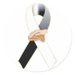 Anti Racism Awareness Ribbon Stickers