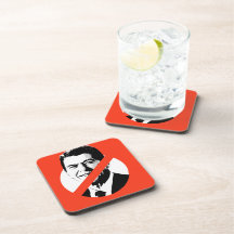 ANTI-REAGAN DRINK COASTER