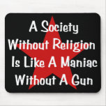 Anti-Religion Quote mousepads